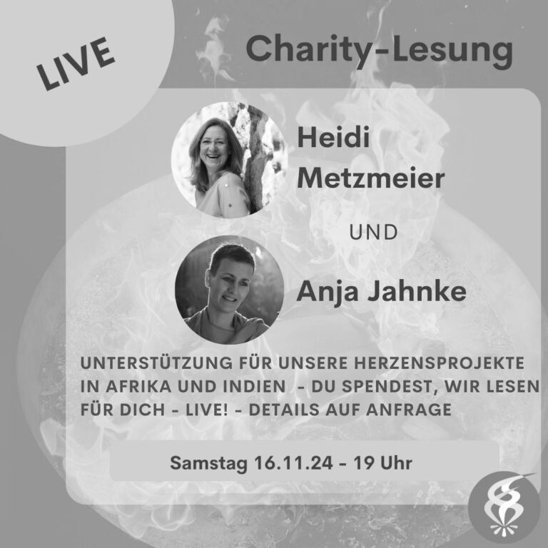 Heidi und Anja lesen für den guten Zweck: Am 16.11.24 ab 19 Uhr